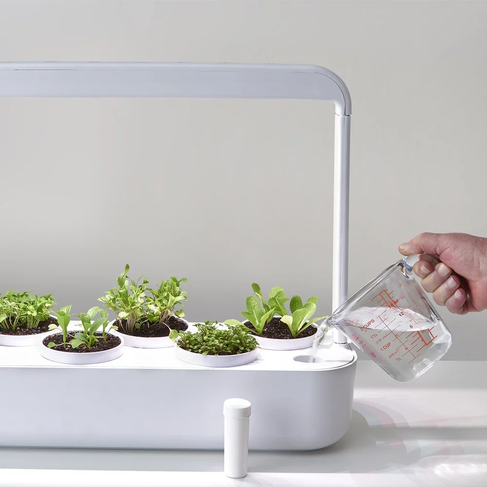 Modelo de horta inteligente desenvolvido pela Yes We Grow — Foto: Divulgação