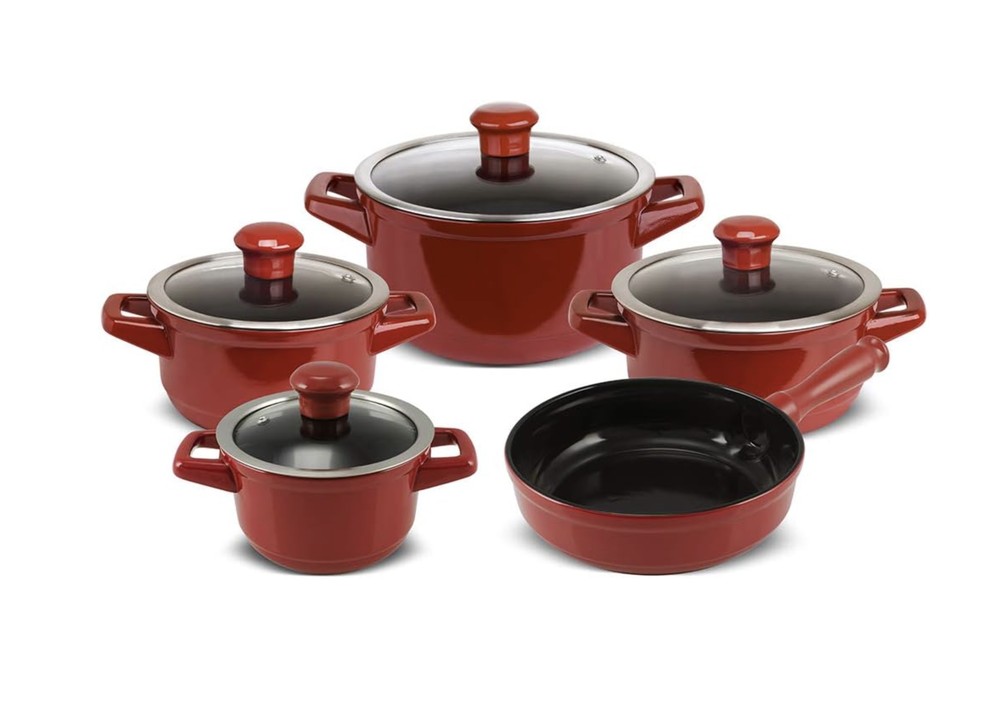 Conjunto de panelas de cerâmica da Ceraflame — Foto: Reprodução/Amazon