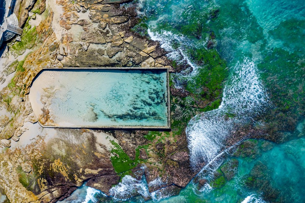 Piscina de North Cronulla, na Austrália — Foto: Getty Images