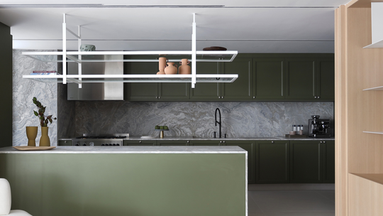 Por que a cor verde é perfeita para colorir sua cozinha?