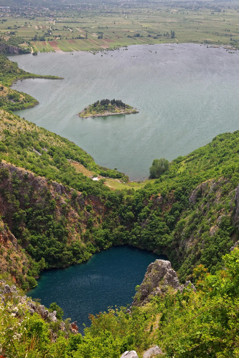 Lagos Imotski, Croácia Goran  — Foto: afarek/Alamy Stock Photo