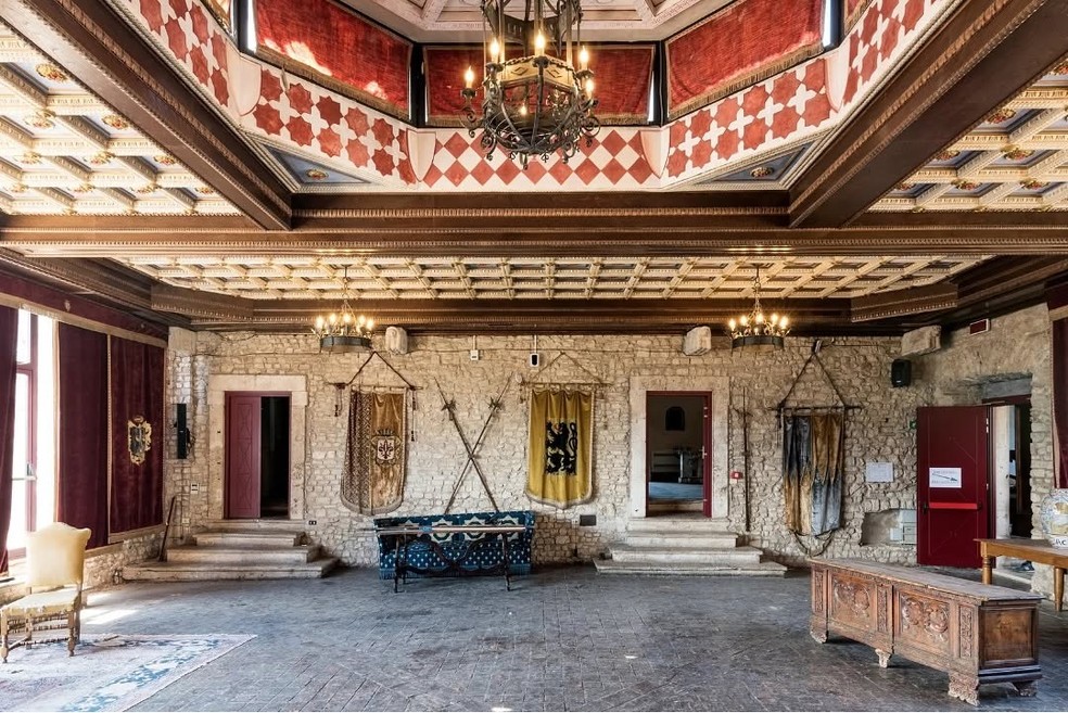 Castelo medieval está à venda por R$ 41,8 milhões na Itália — Foto: Divulgação