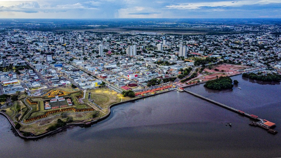 Visão aérea de Macapá — Foto: Getty Images