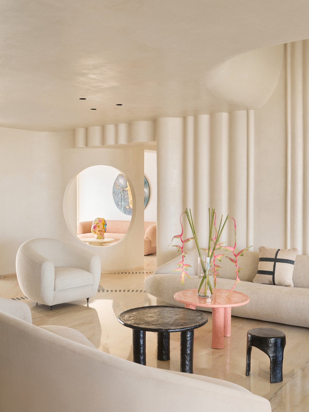 Pêssego: ideias de decoração com a cor de 2024 da Pantone — Foto: Gokul Rao Kadam