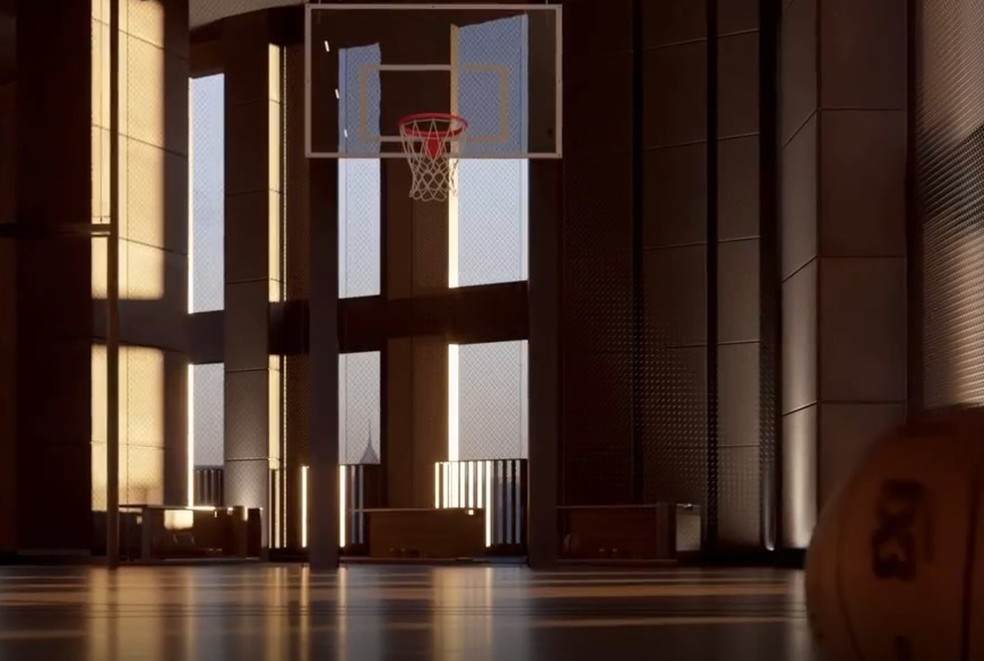 Arranha-céu dos EUA terá quadra de basquete mais alta do mundo — Foto: Divulgação/The Brooklyn Tower
