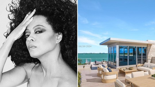 Diana Ross coloca mansão em ilha de Miami à venda por R$ 93 milhões; veja fotos