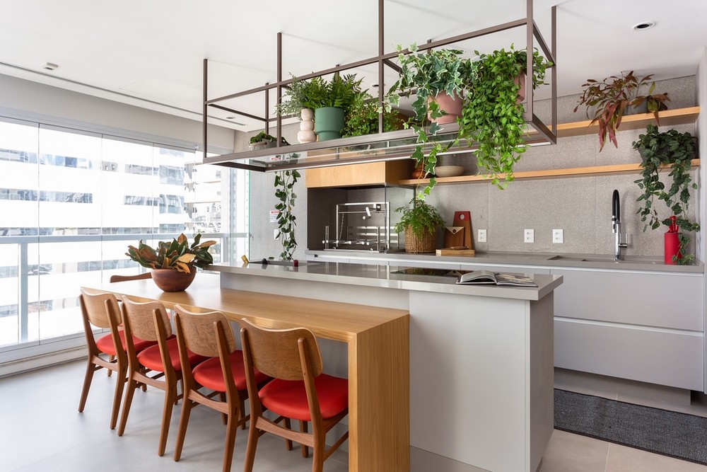 Cozinha com península: 11 ideias bem executadas para se inspirar