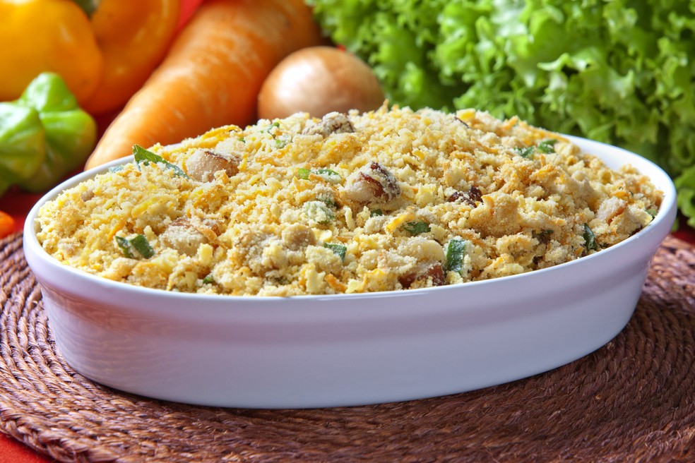 Farofa de arroz é prática e saborosa — Foto: Divulgação