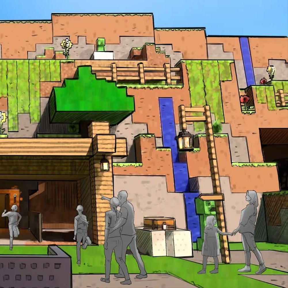 Parque de Minecraft será inaugurado no Reino Unido em 2027; veja fotos