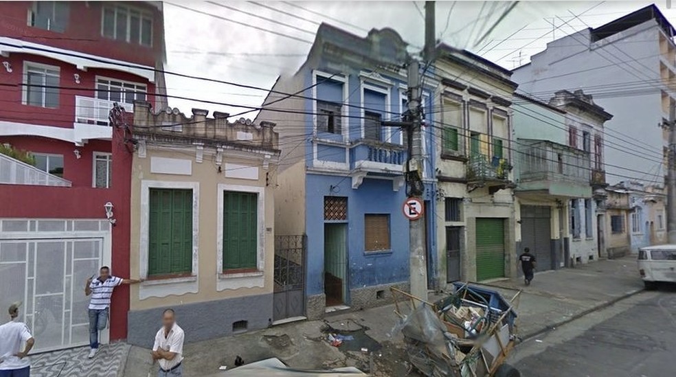 Cortiços demolidos no bairro da Luz — Foto: Google Street View 