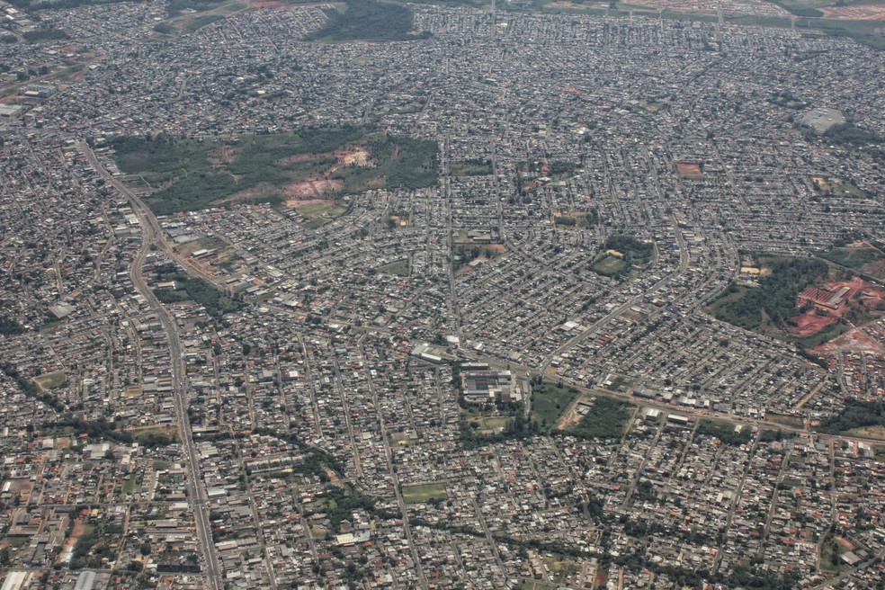 Visão aérea de Gravataí — Foto: Getty Images