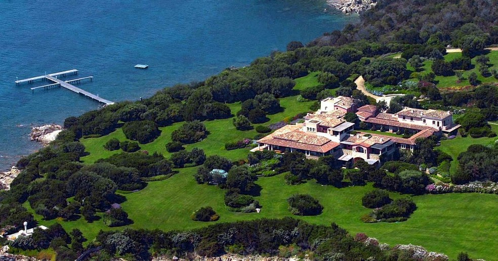 As mansões de Silvio Berlusconi: conheça o império imobiliário do magnata italiano — Foto: Reprodução/il Fatto Quotidiano