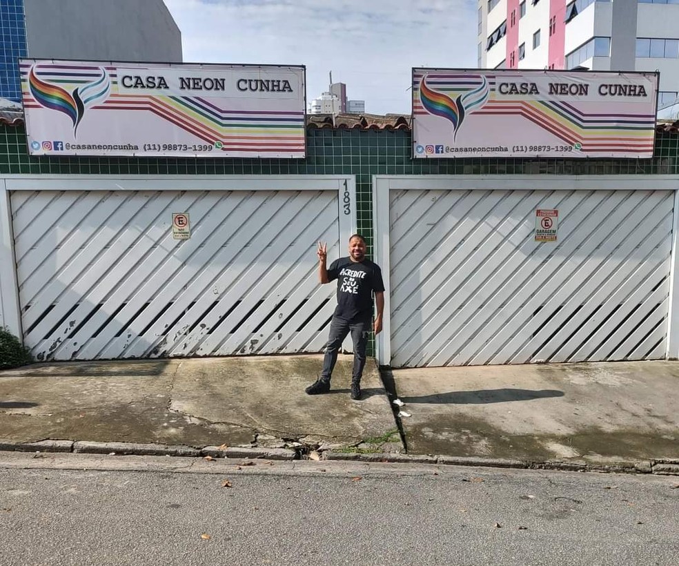 Casa Neon Cunha: a instituição que auxilia pessoas LGBTQIA+ em situação de vulnerabilidade no ABC Paulista — Foto: Divulgação/Casa Neon Cunha