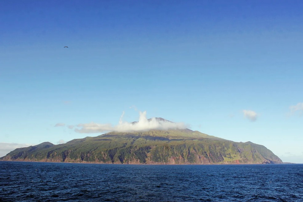 Tristan da Cunha, no Oceano Atlântico Sul — Foto: Getty Images/Peter Schaefer