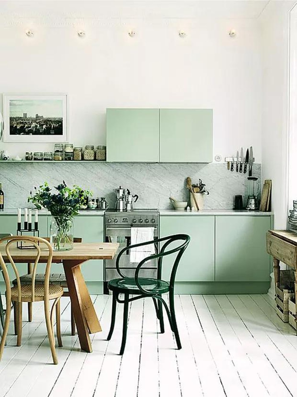 Neo mint: 10 ambientes na tendência do verde menta (Foto: Reprodução/Divulgação) — Foto: Casa Vogue